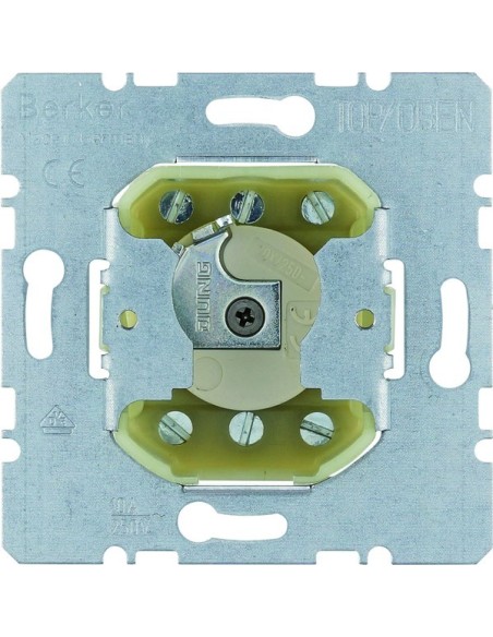 one.platform Łącznik żaluzjowy na klucz do wkładki patentowej 2-biegunowy, mechanizm, zaciski śrubowe 382210 Berker Hager