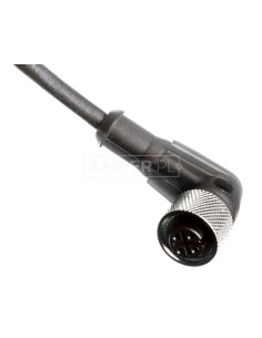 Złącze żeńskie M12 kątowe 4-pinowe kabel 15m XZCC12FCP40B