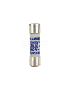 Wkładka bezpiecznikowa cylindryczna 10x38mm 25A aR 600V CH10UQ 002625013