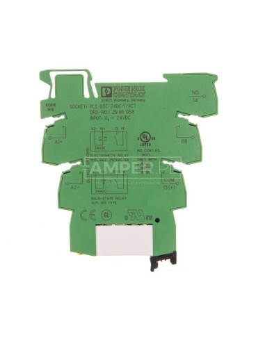 Moduł przekaźnikowy 6A 24V DC 1Z PLC-RSC- 24DC/ 1/ACT 2966210