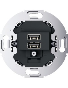 Mechanizm gniazda USB ładowania do serii obrotowych, 3.0 A 230 V, antracyt, mat 260215 Berker Hager