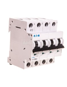 Wyłącznik nadprądowy 4P C 32A 15kA AC FAZ C32/4 279064
