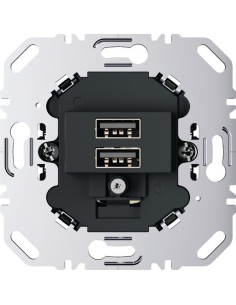 one.platform Mechanizm gniazda USB ładowania 3.0 A 230 V, antracyt, mat 260205 Berker Hager