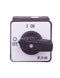 Łącznik krzywkowy 0-1 3P 20A do wbudowania T0-2-1/E 024639