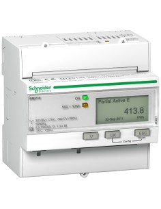 Licznik energii elektrycznej 1/3-fazowy 63A 100-277/173-480V kl.1/B impulsowy MID cyfrowy modułowy iEM3110 A9MEM3110