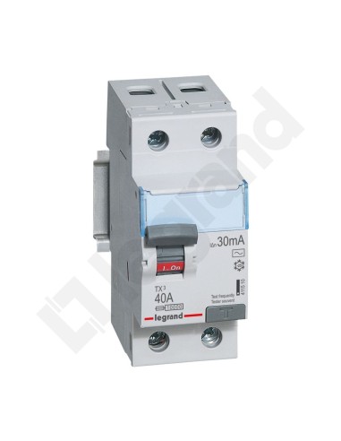 Wyłącznik różnicowoprądowy 2P 40A 0,03A typ AC P302 TX3 411510