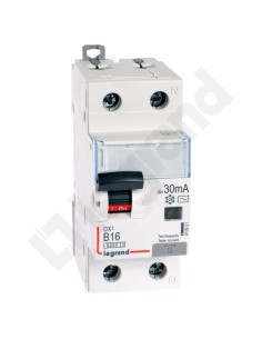 Wyłącznik różnicowo-nadprądowy 2P 16A B 0,03A typ AC P312 DX3 410921