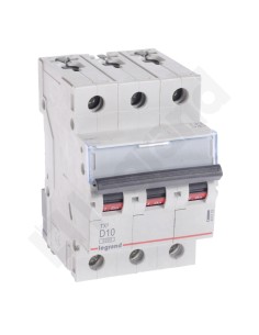 Wyłącznik nadprądowy 3P D 10A 6kA AC S303 TX3 403753