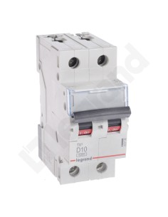 Wyłącznik nadprądowy 2P D 10A 6kA AC S302 TX3 403736