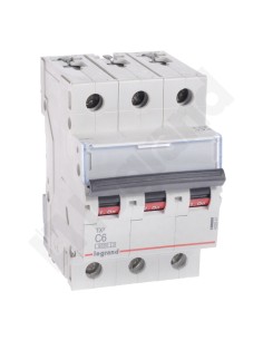 Wyłącznik nadprądowy 3P C 6A 6kA AC S303 TX3 403541