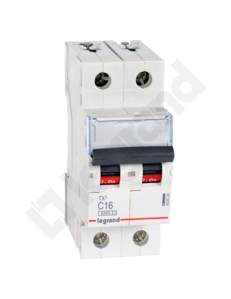 Wyłącznik nadprądowy 2P C 16A 6kA AC S302 TX3 403528