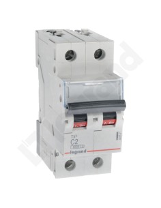 Wyłącznik nadprądowy 2P C 2A 6kA AC S302 TX3 403521