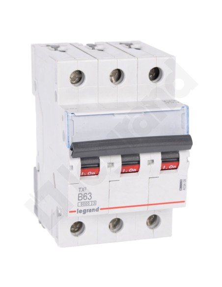 Wyłącznik nadprądowy 3P B 63A 6kA AC S303 TX3 403408