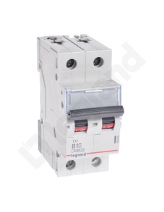 Wyłącznik nadprądowy 2P B 10A 6kA AC S302 TX3 403385