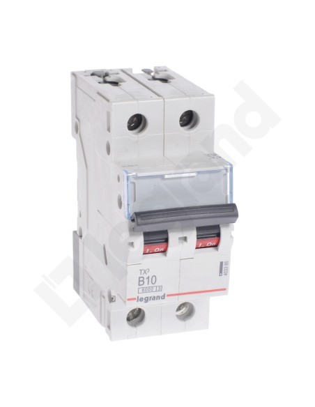Wyłącznik nadprądowy 2P B 10A 6kA AC S302 TX3 403385