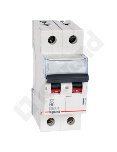 Wyłącznik nadprądowy 2P B 6A 6kA AC S302 TX3 403383