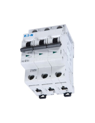 Wyłącznik nadprądowy 3P C 1A 15kA AC FAZ C1/3 278858