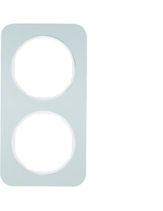 R.1 Ramka 2-krotna, alu/biały  10122174 Berker Hager