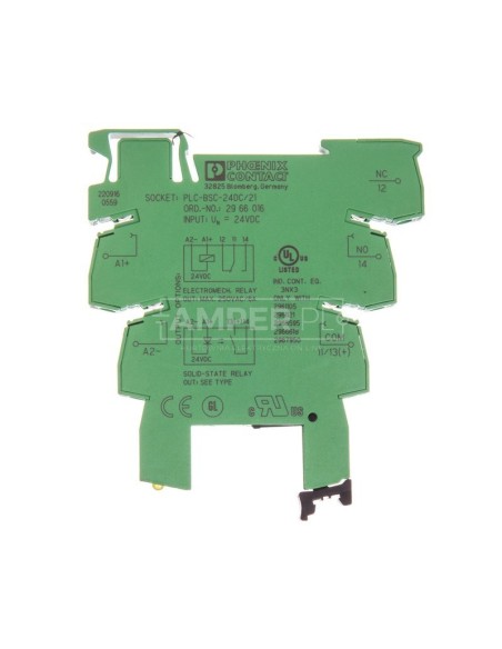 Podstawa przekaźnika 1P 24V DC PLC-BSC- 24DC/21 2966016 /10szt./