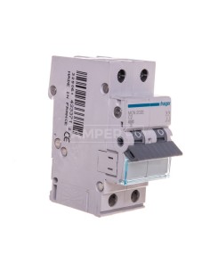 Wyłącznik nadprądowy 2P C 2A 6kA AC MCN202E