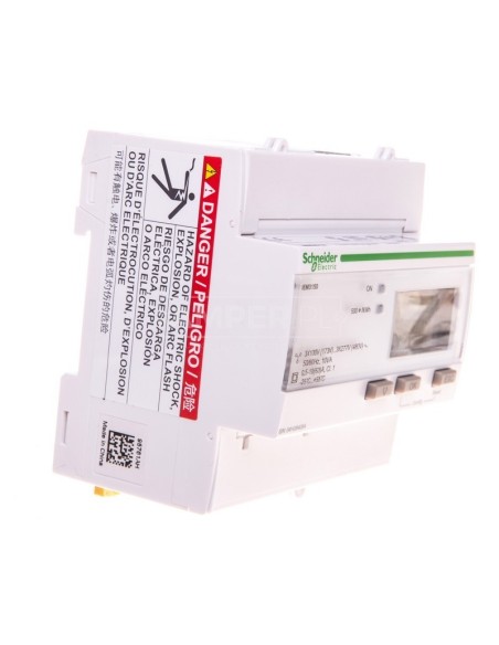 Licznik energii elektrycznej 1/3-fazowy 63A 100-277/173-480V kl.1 Modbus cyfrowy modułowy iEM3150 A9MEM3150