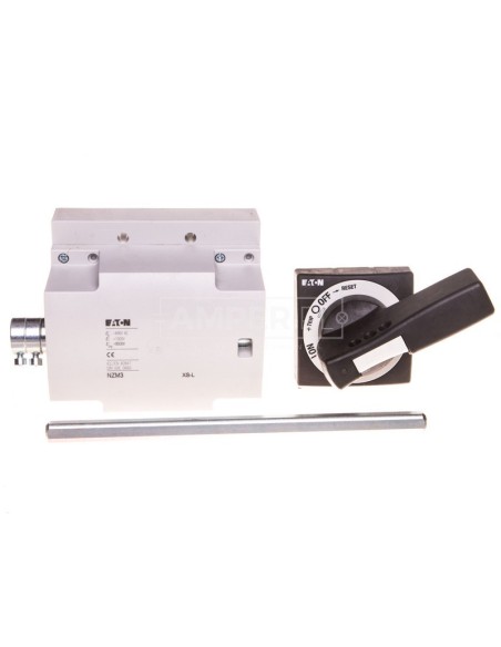 Napęd drzwiowy boczny lewa strona czarny NZM3-XS-L 266643