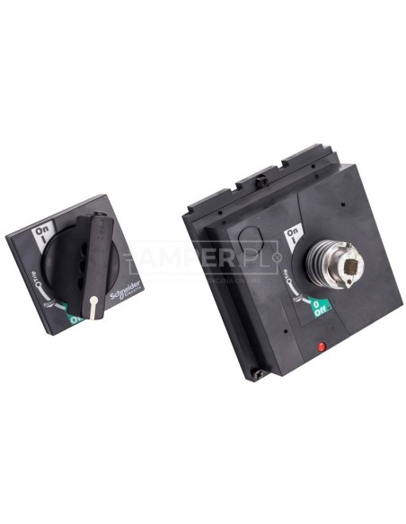 Napęd drzwiowy czarny z blokadą NSX/CVS400/630 LV432598