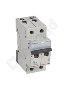 Wyłącznik nadprądowy 2P C 63A 6kA AC S302 TX3 403534