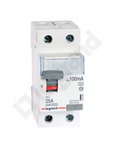 Wyłącznik różnicowoprądowy 2P 25A 0,1A typ A P302 TX3 411564