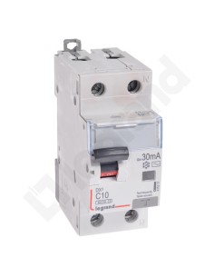 Wyłącznik różnicowo-nadprądowy 2P 10A C 0,03A typ AC P312 DX3 411011