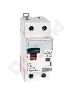 Wyłącznik różnicowo-nadprądowy 2P 6A B 0,03A typ A P312 DX3 410962