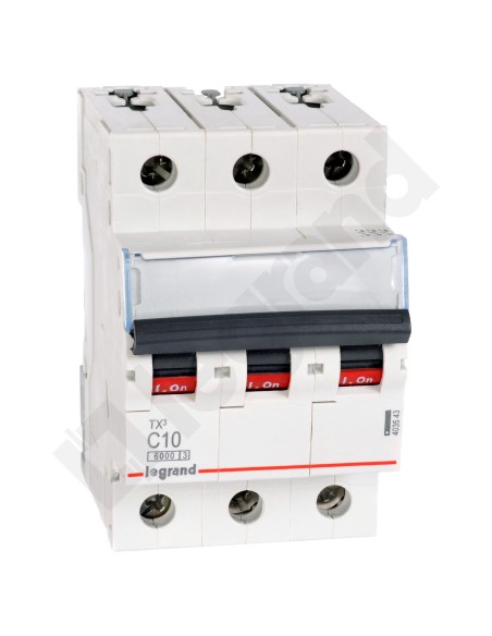 Wyłącznik nadprądowy 3P C 10A 6kA AC S303 TX3 403543