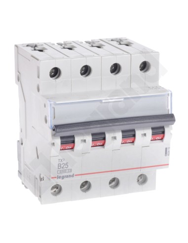 Wyłącznik nadprądowy 4P B 25A 6kA AC S304 TX3 403419