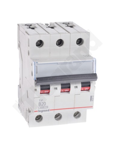 Wyłącznik nadprądowy 3P B 20A 6kA AC S303 TX3 403403