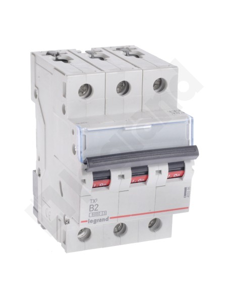 Wyłącznik nadprądowy 3P B 2A 6kA AC S303 TX3 403395