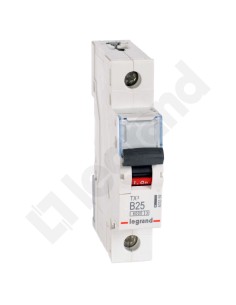 Wyłącznik nadprądowy 1P B 25A 6kA AC S301 TX3 403359 2