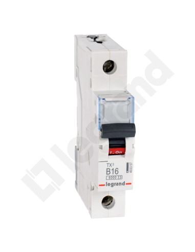 Wyłącznik nadprądowy 1P B 16A 6kA AC S301 TX3 403357