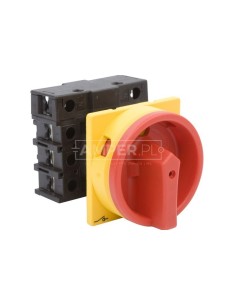 Łącznik krzywkowy 0-1 3P+N 32A do wbudowania P1-32/EA/SVB/N 091079