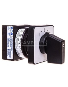 Przełącznik krzywkowy 1-0-2 1P 20A do wbudowania z samopowrotem do pozycji 0 T0-1-8214/E 019863