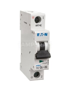 Wyłącznik nadprądowy 1P C 6A 15kA DC FAZ C6/1-DC 279125