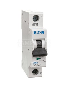 Wyłącznik nadprądowy 1P Z 2A 15kA AC FAZ Z2/1 278620