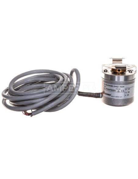 Enkoder inkrementalny otwór 8mm RS422 5VDC przewód 2 metry rozdzielczość 1024 imp./obr. 8.KIH40.5462.1024