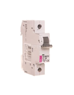 Wyłącznik nadprądowy 1P C 16A 6kA AC ETIMAT 6 002141516