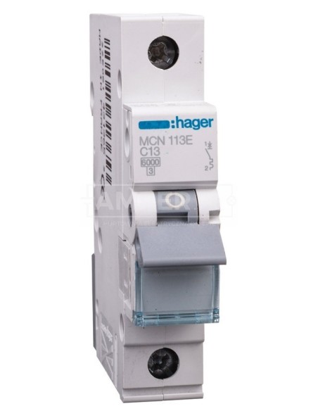 Wyłącznik nadprądowy 1P C 13A 6kA AC MCN113E