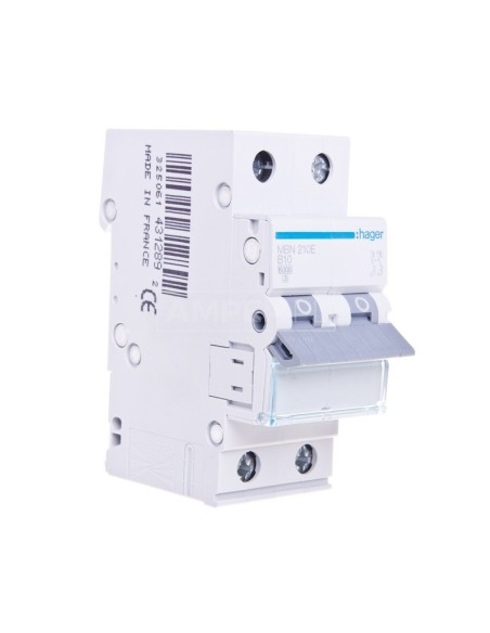 Wyłącznik nadprądowy 2P B 10A 6kA AC MBN210E