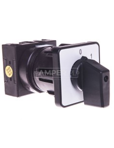 Przełącznik krzywkowy 0-1 2P 20A 6,5kW do wbudowania T0-1-15402/EZ 0055465