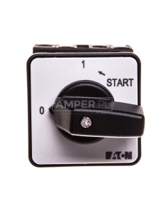 Łącznik krzywkowy 0-1-START 2P 20A do wbudowania T0-2-15512/EZ 036486