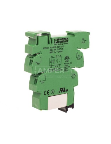 Moduł przekaźnikowy 2P 15A 24V DC PLC-RSC- 24DC/21-21 2967060