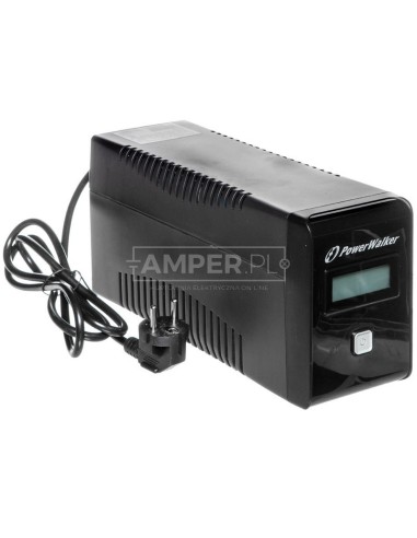 UPS POWER WALKER LINE-INTERACTIVE 850VA 2x 230V PL OUT, RJ11 IN/OUT, USB, LCD VI 850 LCD