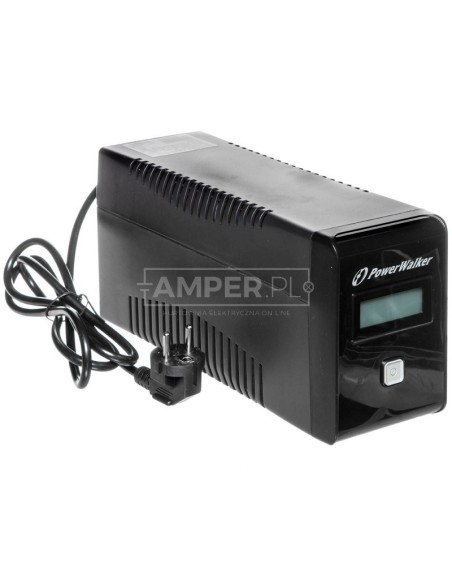 UPS POWER WALKER LINE-INTERACTIVE 850VA 2x 230V PL OUT, RJ11 IN/OUT, USB, LCD VI 850 LCD